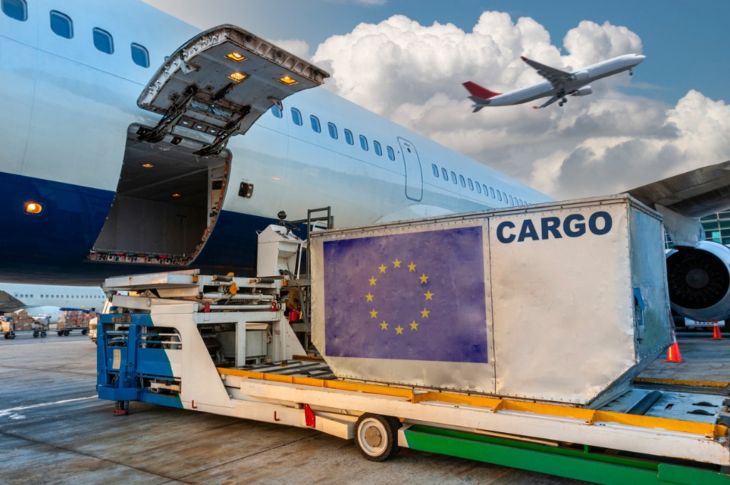 loading-the-container-in-the-cargo-airplane-picture-id1301101104